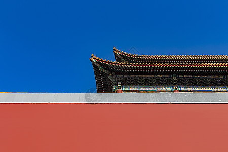 北京故宫层顶顶檐高清图片