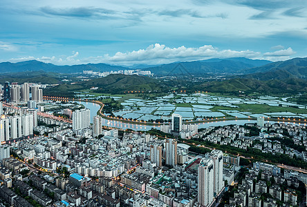 城市和田园图片