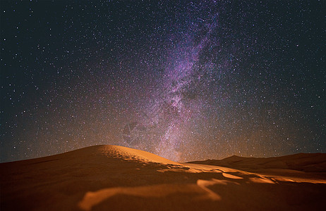 沙漠星空背景设计图片