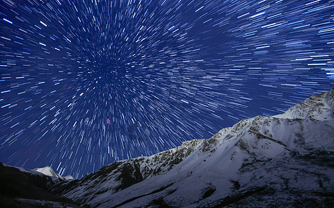 夜晚星空背景图片