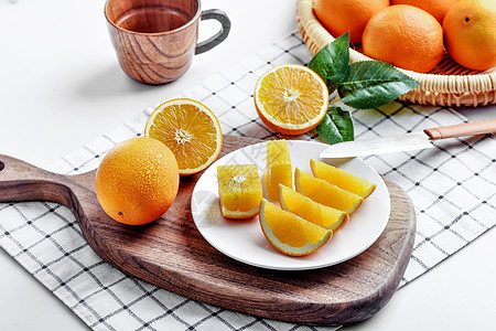 橘子美汁源果粒橙高清图片