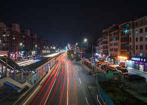 街道夜景图片