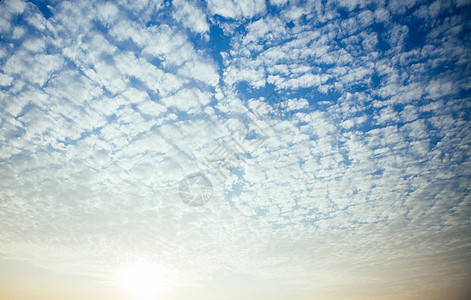 波纹云天空素材图片