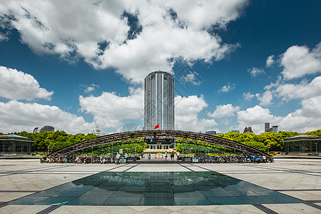 上海科技馆地铁站背景图片