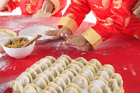 过年吃饺子图片