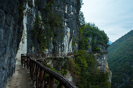 常德石门湖北恩施石门河景区风景背景