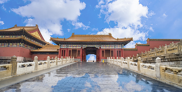 北京故宫红色景区高清图片