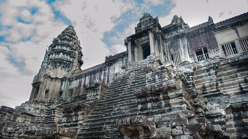 柬埔寨吴哥窟爱的天梯图片