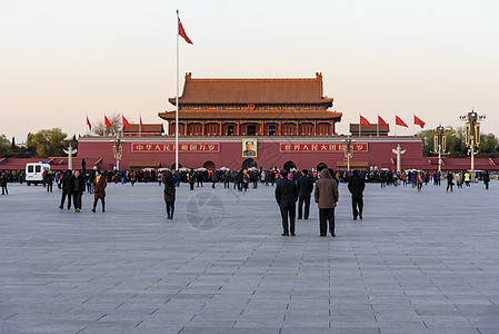 放假通知北京天安门广场升旗背景