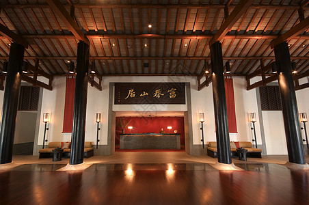 中式风格酒店大堂图片