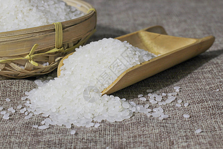 东北大米珍珠米圆米高清图片
