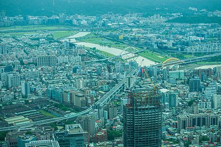 俯瞰台北市图片
