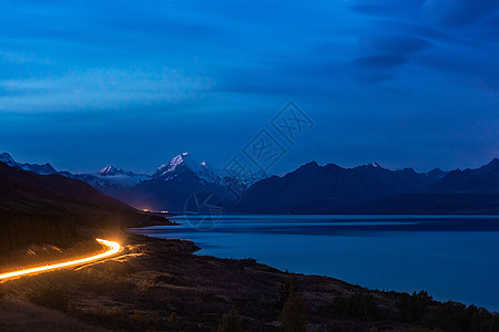 新西兰库克山的夜晚图片