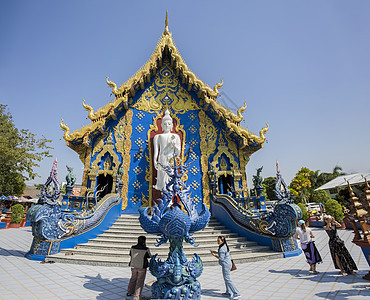 泰国清迈蓝庙图片