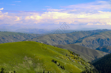 新疆独库公路天山山脉美景风景高清图片素材