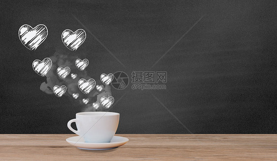 温暖情人节创意咖啡图片
