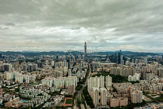 福田城天际线图片