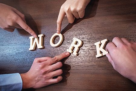 手势比心抽象背景