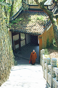 舟山普陀山南海佛国普陀山背景