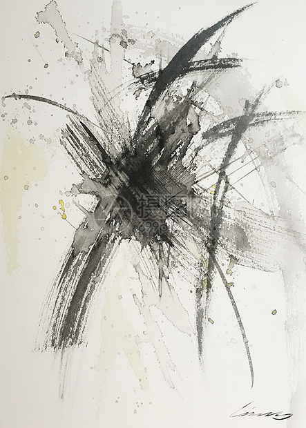 水墨抽象画