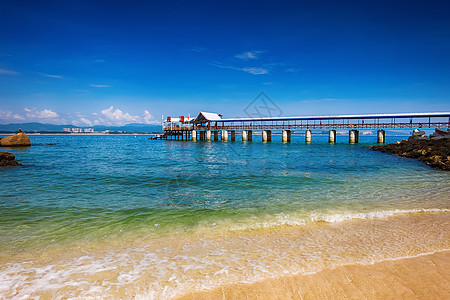 海南风景海南三亚海景背景