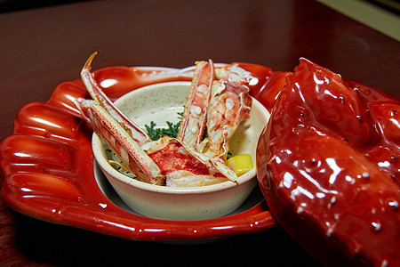 蟹宴素材日本北海道札幌蟹宴背景