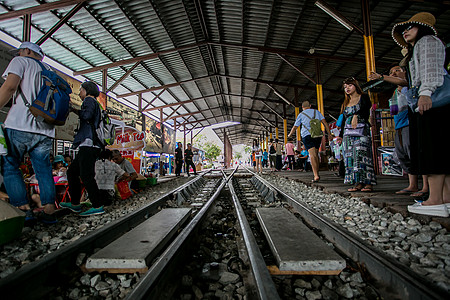 泰国美功铁道市场Maeklong Railway 图片