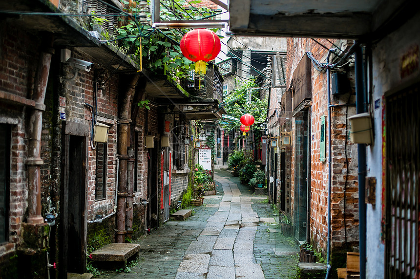 广州街景高清图片下载-正版图片500795489-摄图网
