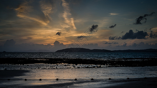 泰国日落背景图片