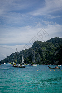 泰国帆船泰国风景背景