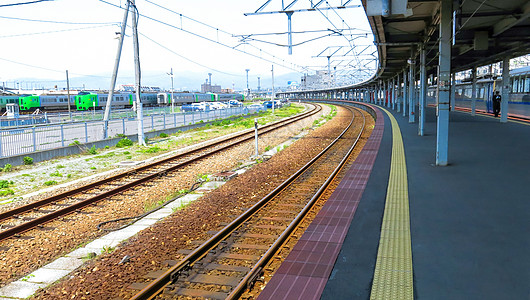 火车线路日本铁路交通背景