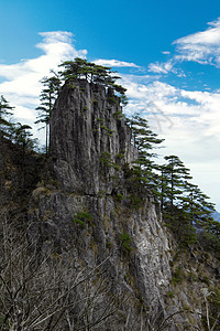 黄山风景登黄山赏秋色高清图片