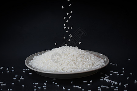 杂粮米饭东北大米背景
