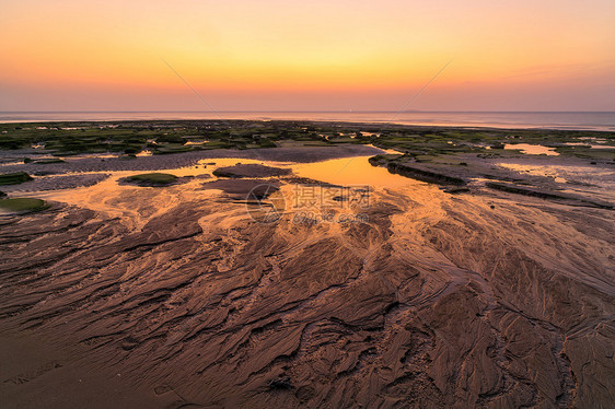 涠洲岛海滩夕阳图片