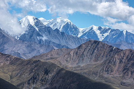 高山白云背景图片