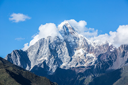 高山白云背景图片