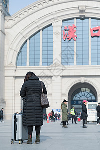 春运火车站背景图片