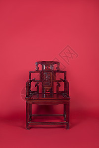 中式传统木椅背景图片