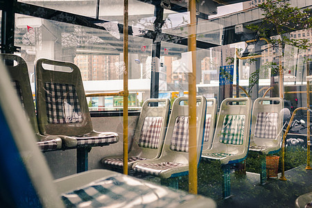 公交车座椅背景图片