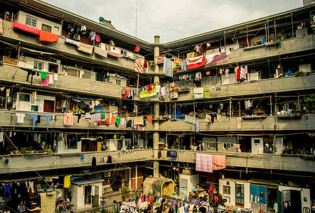 72住宅密集的隆昌公寓背景