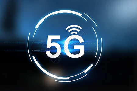 5G无线网技术背景图片