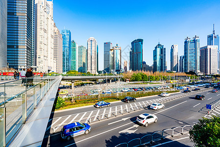 上海城市建筑全景高清图片素材