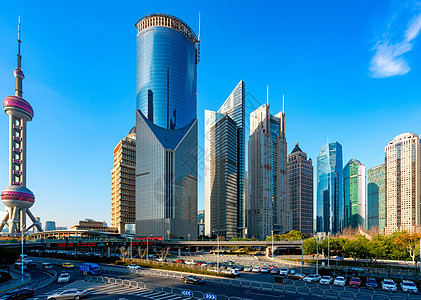 上海城市建筑背景图片