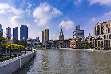 上海邮政大厦背景图片