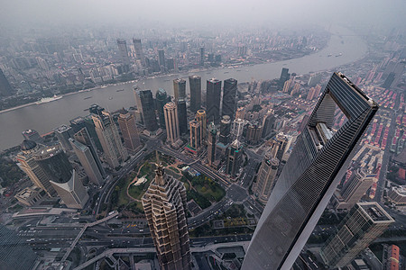 上海陆家嘴高空图片