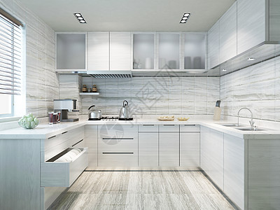 室内厨房效果图现代厨房效果图背景