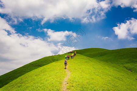 户外旅行江西武功山高清图片