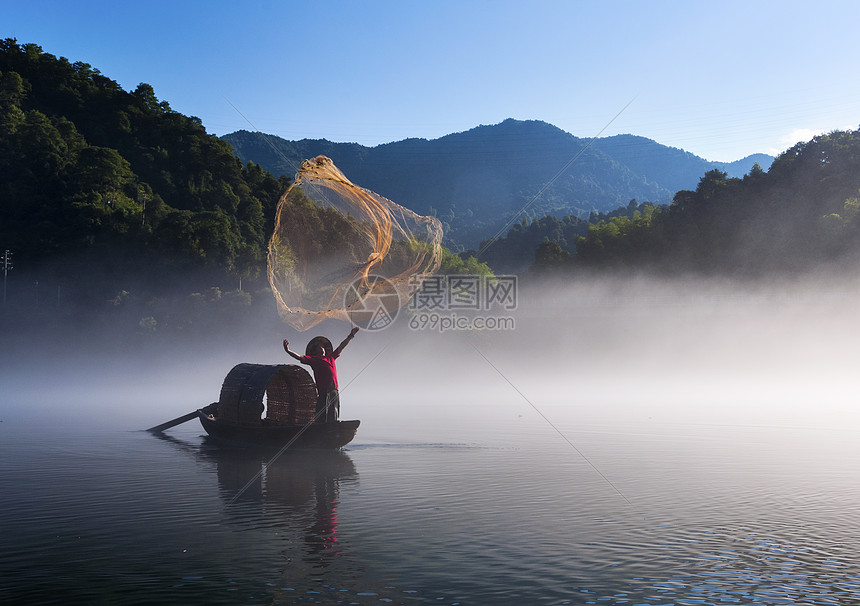 小东江打鱼人