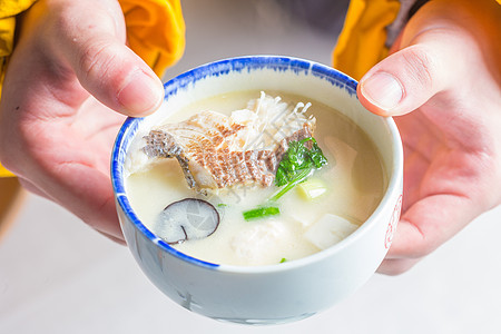 花鲢鱼头汤烹饪鱼头汤高清图片