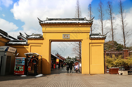 苏州著名景区平江路大门图片